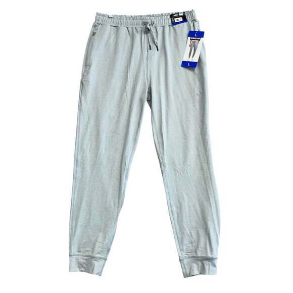 NEW Kirkland Signature Men's L Active Jogger Sweatpants Gray - Picture 2 of 8